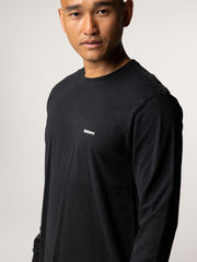 Men Harlyn Logo Long Sleeve T-Shirt in Black