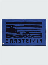 Men/Women Organic Cotton Towel in Navy/Lake - Cape