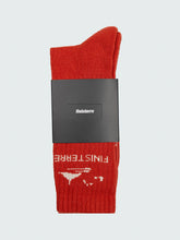 Men/Women Rossby Sports Sock in Flame/Ecru