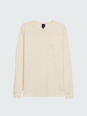 Men Cotton Blend T-Shirt in Ecru - Orca