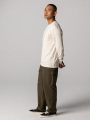 Men Cotton Blend T-Shirt in Ecru - Orca