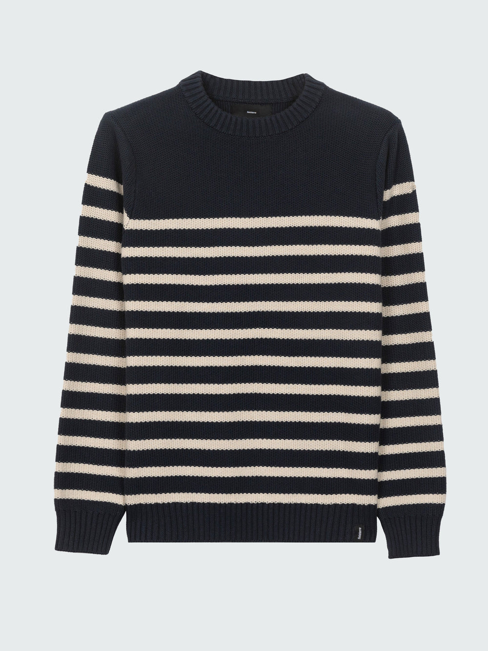 Men Wool Striped Jumper in Multi Stripe - Ledden