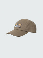 Men/Women Organic Cotton Wild Wave Patch Cap in Brown - Tonkin