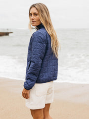 Women Insulated Jacket in Navy - Firecrest