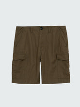 Men Organic Cotton Cargo Shorts in Olive - Clipper