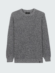 Men Organic Waffle Knit Navy Jumper - Trippet
