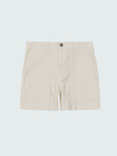 Women Yarrel Canvas Short in Ecru