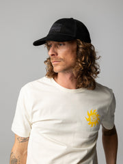 Men/Women Cape Low-Pro Trucker Cap in Black