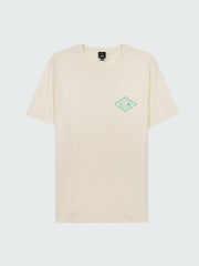Men Organic Logo T-Shirt in Ecru - Diamond