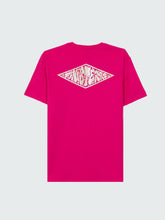 Men Organic Cotton T-Shirt in Pink - Diamond Spray