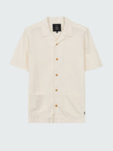 Men Cotton Short Sleeve Shirt in Ecru - Hendra