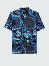 Men Linen Shirt in Shibori Print - Hendra