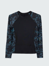 Women Aurora Long Sleeve Rash Vest (Fresh Tonal Print)
