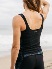 Women Aurora Tankini Top (Fresh Tonal Print)