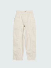 Women Organic Cotton Barrel Trouser in Ecru - Croft