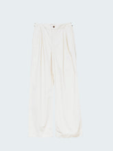 Women Organic Cotton Workwear Trouser in Ecru - Croft