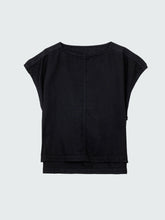 Women Hemp Top in Black - Morva