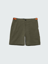 Men Recycled Hybrid Shorts in Olive - Walker