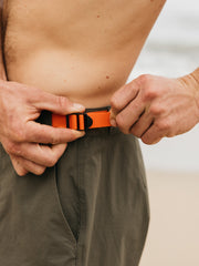Men Recycled Hybrid Shorts in Olive - Walker