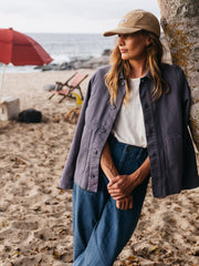 Women Yarrel Chore Jacket in Violet Sky