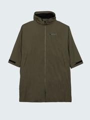 Men/Women Tego Long Sleeve Robe in Olive/Black