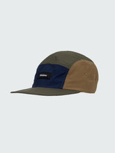 Men/Women Apex 5-Panel Cap in Olive/Blue
