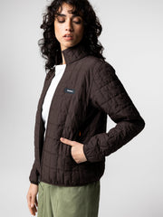 Women Insulated Jacket in Brown - Firecrest