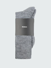 Men/Women Ribbed Sock in Grey