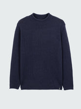 Men Wool Taran Jumper in Navy