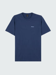 Men Organic Cotton T-Shirt in Blue - Harlyn