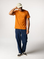 Men Organic Cotton T-Shirt in Copper - Harlyn