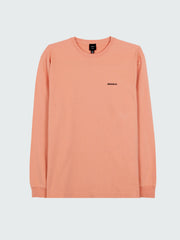 Men Organic Cotton Logo T-Shirt in Pink - Harlyn