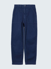 Women Organic Canvas Trouser in Blue - Yarrel
