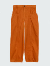Women Organic Cotton Barrel Trouser in Copper - Croft