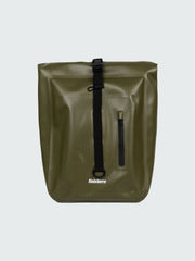 Men/Women 20L Waterproof Roll Top Backpack in Olive - Drift