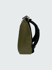 Men/Women 20L Waterproof Roll Top Backpack in Olive - Drift