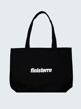 Men/Women Organic Cotton Tote Bag in Black - Diamond Type