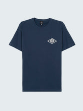 Men Organic Cotton T-Shirt in Navy - Diamond Type