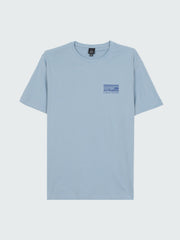 Men Organic Cotton T-Shirt in Blue - Cape