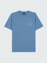 Men Organic Cotton T-Shirt in Blue - Diamond
