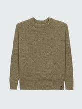Women Merino Crew Knit Jumper in Seagrass - Farne