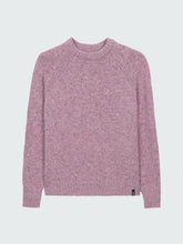 Women Merino Crew Knit Jumper in Purple - Farne