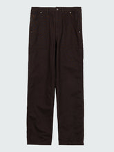 Men Organic Cotton Flannel Lined Trousers in Brown