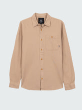 Men Organic Cotton Shirt in Taupe - Gylly