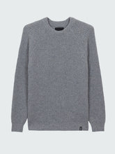 Men Wool Jumper in Grey Blue - Mora