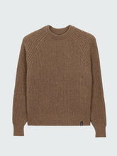 Women Wool Knit Jumper in Brown - Mora