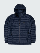Men Recycled Hooded Jacket in Navy - Nimbus