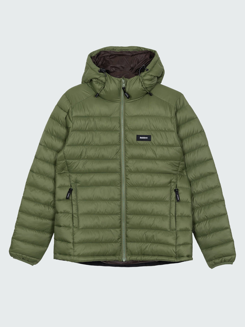 Women Recycled Hooded Jacket in Seagrass - Nimbus