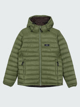 Women Recycled Hooded Jacket in Seagrass - Nimbus