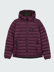 Women Recycled Hooded Jacket in Plum - Nimbus